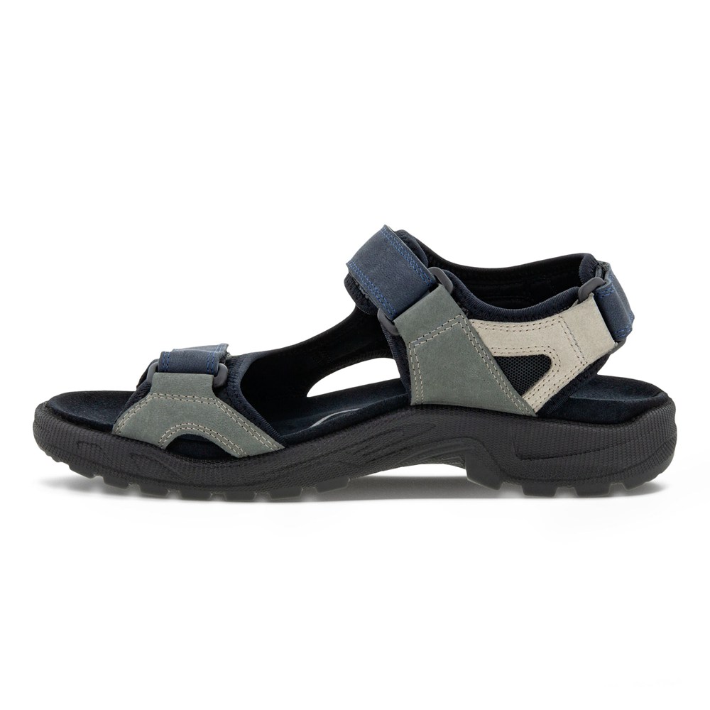 Mens Sandals - ECCO Onroads - Navy/Olive - 8426LYVHT